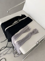 ストラップメッシュレッグウォーマー