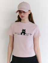 ローラキャットフレンズTシャツ ピンク