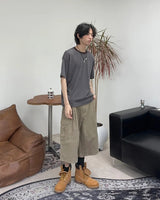 Ferid Stone Washed Cargo Bermuda Pants