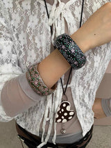 Flower pop color bangle(5c)