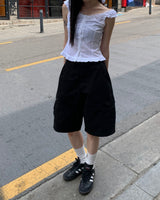 Frill blouse
