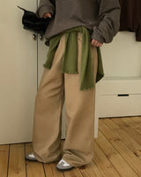 [BELLIDE MADE] All-Day Basic Cotton Wide Pants