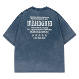ウォッシュドインターナショナルＴシャツ-グランジ