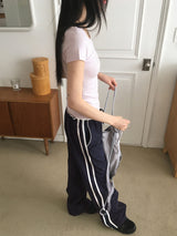 Rainin side strap track nylon pants
