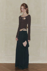 ORCHID TOP brown