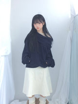 soft corduroy banding skirt