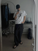 3 TAP Rose Silket Short Sleeve T Shirt (2color)