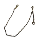 SVC-519 Antique Gold Dog Tag Basic Fashion Keychain