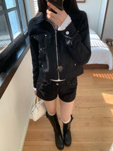 Haze Metal Stud Cotton Jacket