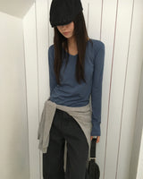 [ORIGINAL] Cran Straight Cotton Washed Pants