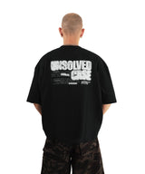 HIERARCHY STUDIOS Unsolved - Black Victim Boxy Heavyweight Oversized T-Shirt