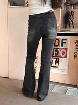 ベーシックブーツカットデニムパンツ(6color)