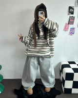 フォーマルバルーンサイドピンタックロングパンツ 🤍🩶🖤2SIZE/3COLOR