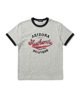 エッセンシャルスタンダード半袖リンガーTシャツアリゾナ メランジ