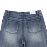 Milk Stripe Washed Bermuda Pants 2COLOR