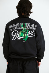 TRIPPY RB VARSITY JACKET BLACK