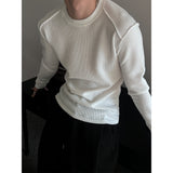 [MUSCLE FIT] ショルダーカッティングニットスリーブス(3color)