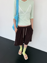 レース シースルー トップ