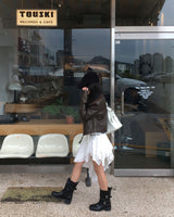 アンバランスフラワースカート