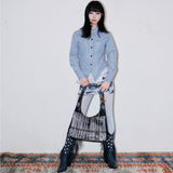 Inner leopard artwork bag [Black]