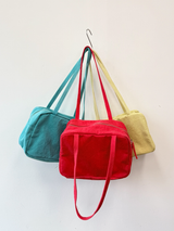canvas square shoulder bag