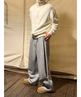 [Unisex] ハーフタックスウェットパンツ(2color)