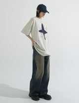 エスパーピグメントダイイングオーバーtシャツ