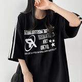 I-リングボクシーフィットトラックライン半袖Tシャツ