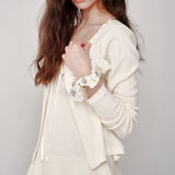Ribbon Tie Cardigan (Cream)