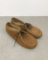 Teal Stitch Suede Loafers (3color)