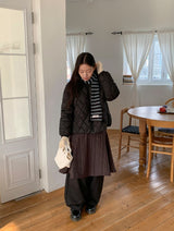 25FW★ [BAONHAUS] テンディボーダーポムマフラー