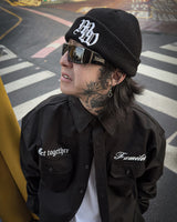 Mwoong Familia My Life Work Shirts(BLACK)