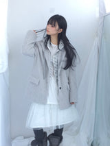 Hairy cream jacket