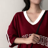 Marie's Coloring Line V Short Sleeve T-shirt