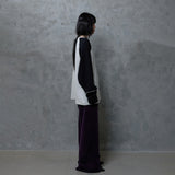 ZIP TEETH PANTS: PURPLE