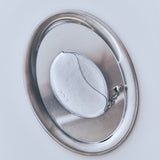 ball chain egg card wallet (silver)