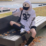 92クラックフード付きTシャツ