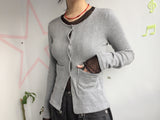 punching pocket cardigan