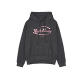 NICOLE ORIGINALS HOODY_CHARCOAL PINK