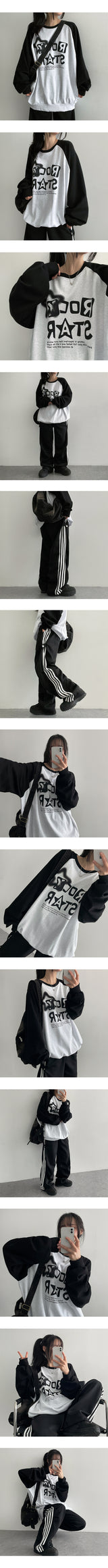 チュナビゾラインピンタックスウェットパンツ