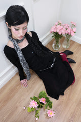 Unbal shirring button T (3color)