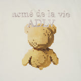 24FW BLOCK BEAR SHORT SLEEVE T-SHIRT CREAM
