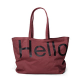 Big tote bag - Burgundy