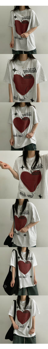 Seat Heart Short Sleeve T-shirt