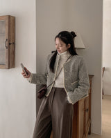 Wool tweed jacket