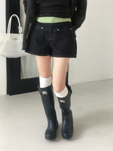 Rivet Pocket Denim A Pants (2c)