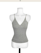 wash wool bustier top
