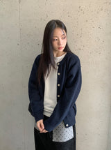 Batty Wool Knit Round Cardigan