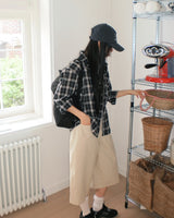 Telling Oversized Pocket Check Shirt