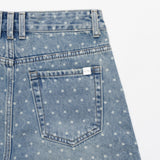 4パートデストロイドドットデニムパンツ code 21102